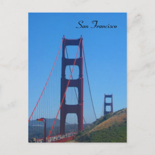 Cartão Postal san francisco - golden gate horiz