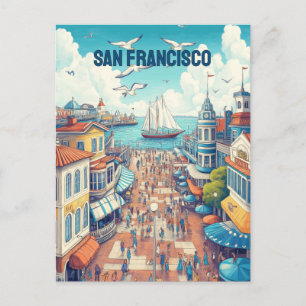 Cartão Postal San Francisco Pier
