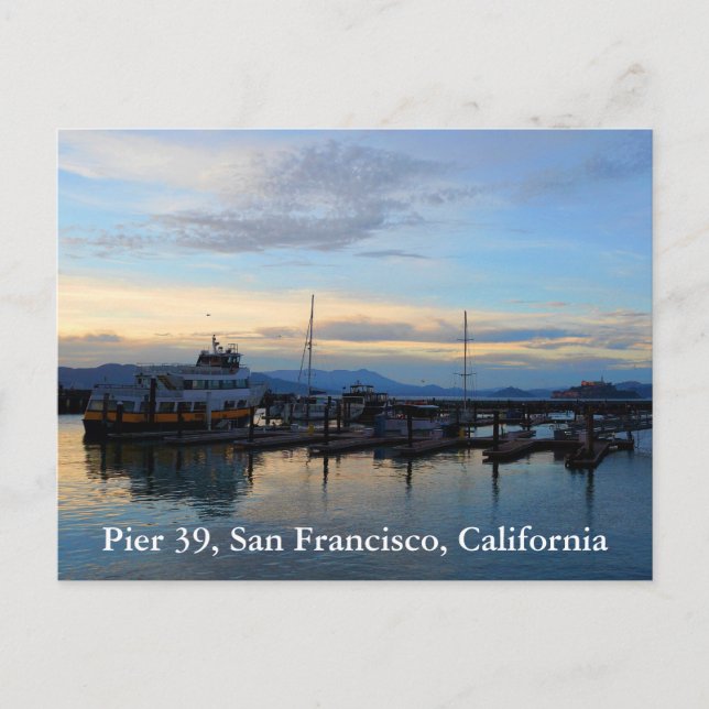 Cartão postal San Francisco Pier 39 #1 (Frente)
