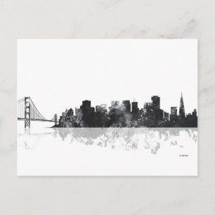 CARTÃO POSTAL SAN FRANCISCO SKYLINE