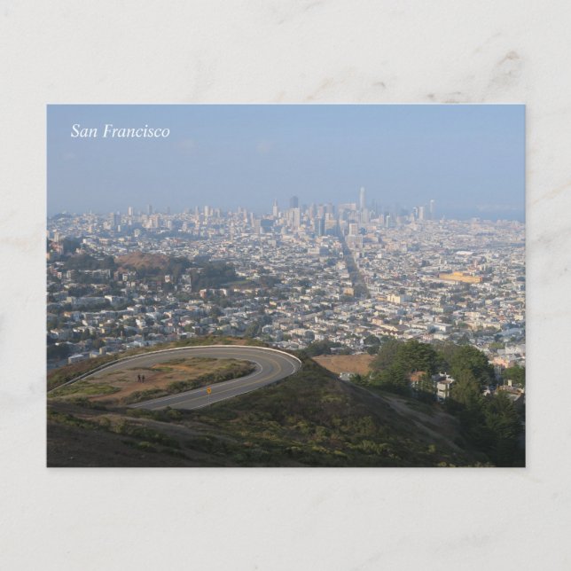 Cartão Postal San Francisco View from Twin Peaks (Frente)