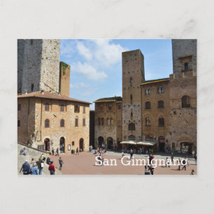 Cartão Postal San Gimignano, Itália
