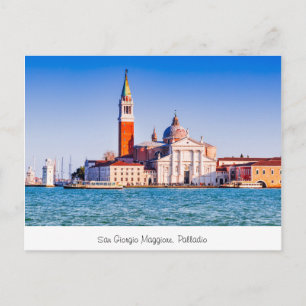 Cartão Postal San Giorgio Maggiore, Palladio