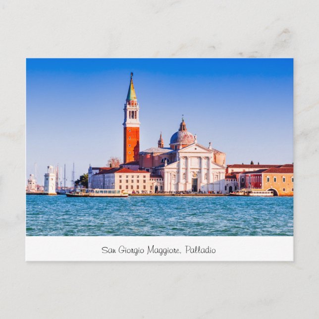 Cartão Postal San Giorgio Maggiore, Palladio (Frente)
