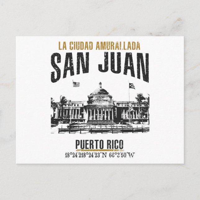 Cartão Postal San Juan (Frente)