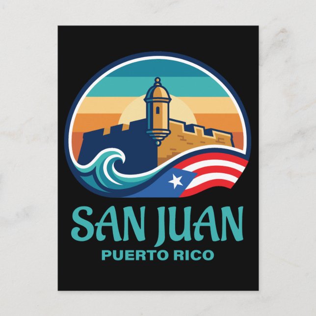 Cartão Postal San Juan Puerto Rico (Frente)