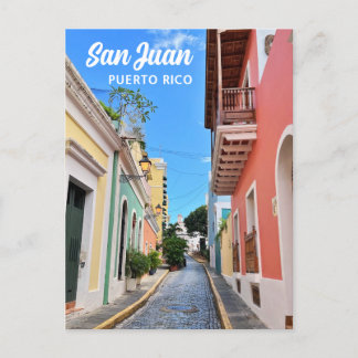 Cartão Postal San Juan Puerto Rico Island Colorful Viagem Photo