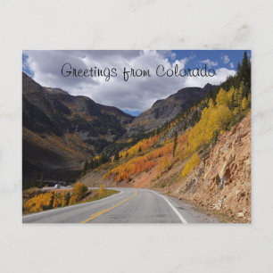 Cartão Postal San Juan Skyway entre Durango e Silverton