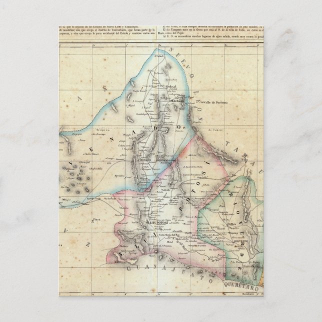 Cartão Postal San Luis Potosi, México 2 (Frente)