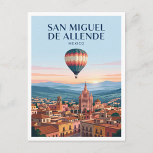 Cartão Postal San Miguel de Allende México Lembrança de Viagem