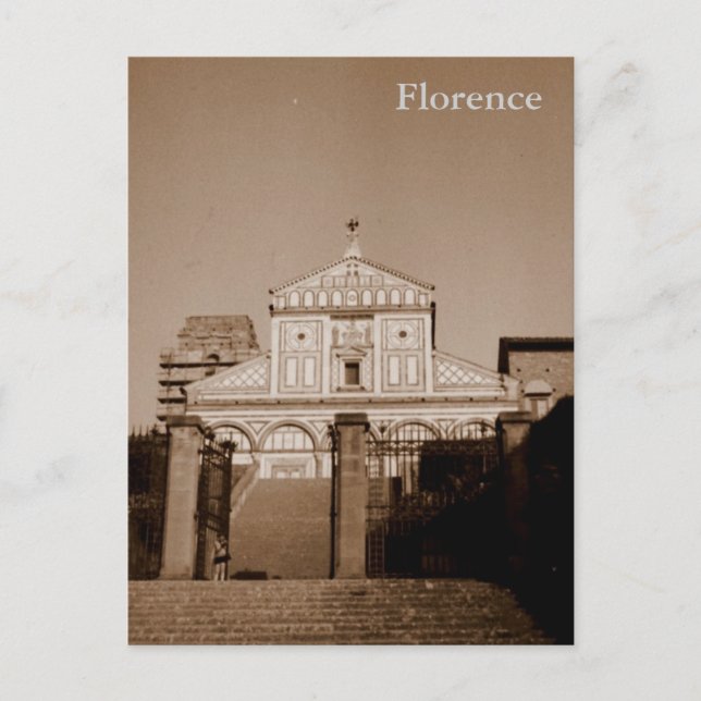 Cartão Postal San Miniato del Monte (Frente)