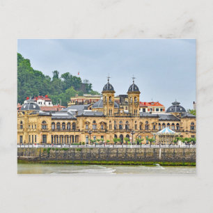 Cartão Postal San Sebastian. Vista da Baía de La Concha. Seafro