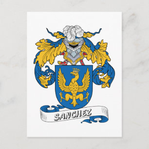 Cartão Postal Sanchez Family Crest