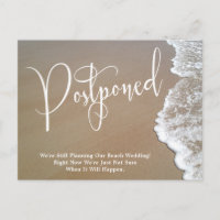 Sand & Foam Postpond Beach Wedding
