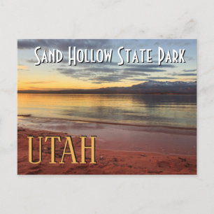 Cartão Postal Sand Hollow Utah Sunset