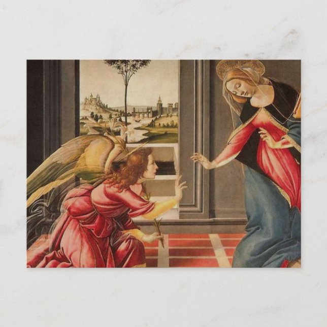 Cartão Postal Sandro Botticelli - A Comunicação GC (Frente)