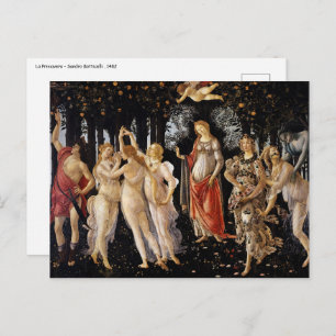 Cartão Postal Sandro Botticelli - La Primavera