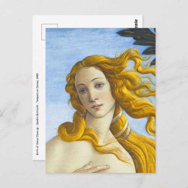 Cartão Postal Sandro Botticelli - Nascimento do Fechamento de Vê (Frente/Verso)