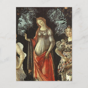 Cartão Postal Sandro Botticelli - Primavera-Vênus & Flora Belas