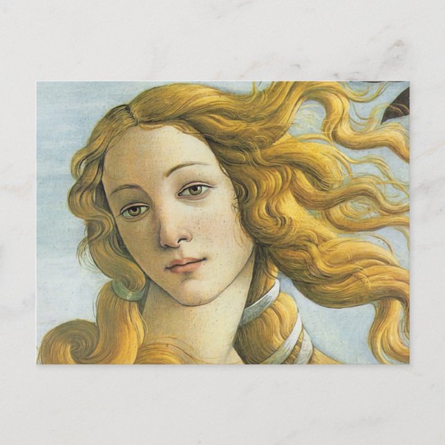 Cartão Postal Sandro Botticelli - Vênus (Detalhe) (Frente)