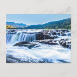 Cartão Postal Sandstone Falls, Cartão-postal da Virgínia Ocident