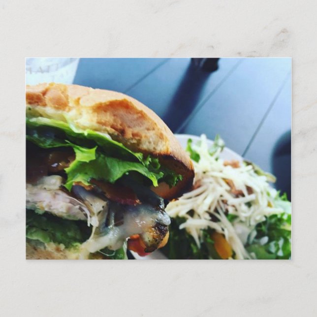 Cartão Postal Sandwich de Verão (Frente)