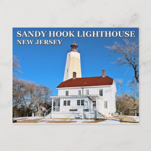 Cartão Postal Sandy Hook Lighthouse, Cartão-postal de Nova Jerse