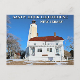 Cartão Postal Sandy Hook Lighthouse, Cartão-postal de Nova Jerse