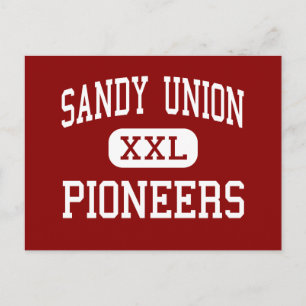 Cartão Postal Sandy Union - Pioneiros - High - Sandy Oregon