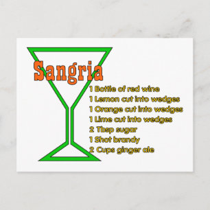 Cartão Postal Sangria