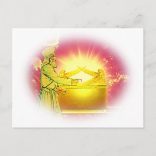 Cartão Postal Sangue de aplicação de grande sacerdote