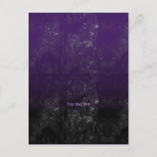 Cartão Postal Sangue e Sombra Artística Monocromática