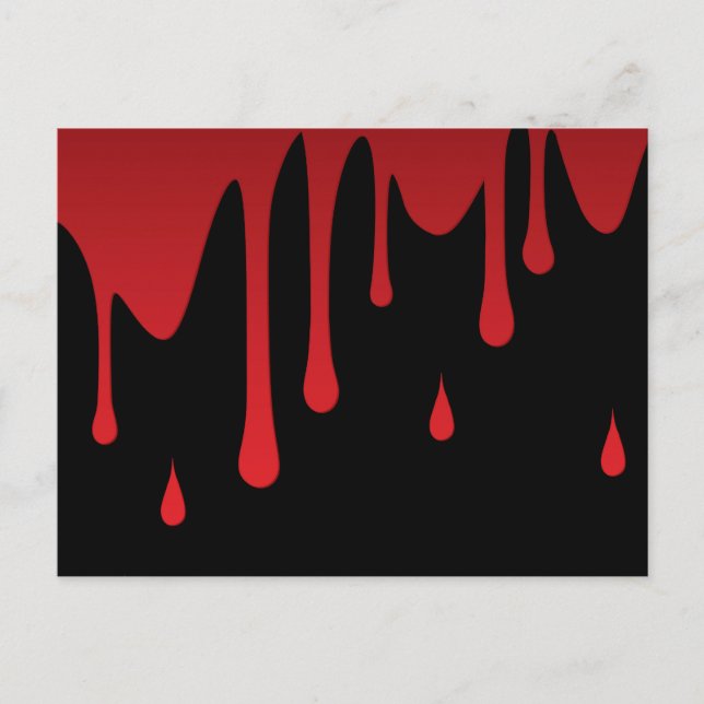 Cartão Postal Sangue pingando (Frente)