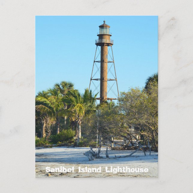 Cartão Postal Sanibel Island Lighthouse - Cartão-postal da Flóri (Frente)