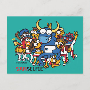 Cartão Postal Sanselfie