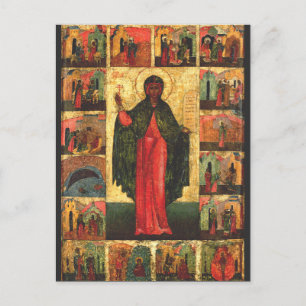 Cartão Postal Santa Anastácia a Libertadora Arte Bizantina