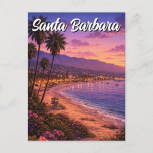 Cartão Postal Santa Bárbara Califórnia