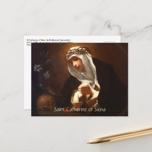 Cartão Postal Santa Catarina de Siena (Franceschini) Horizontal