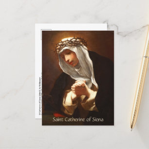 Cartão Postal Santa Catarina de Siena (Franceschini) Vertical
