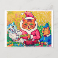 Santa Claus Cat, Louis Wain