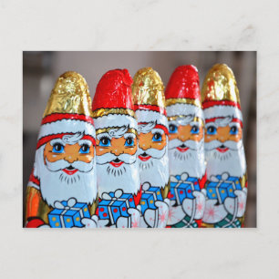 Cartão postal Santa Claus Chocolate