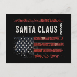 Cartão Postal Santa Claus Indiana