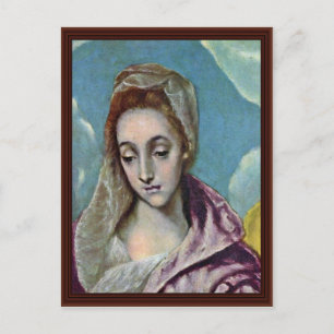 Cartão Postal Santa Família Com Detalhe Da Rua De Greco El