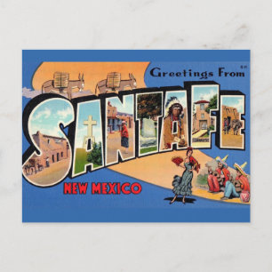 Cartão Postal Santa Fe Vintage