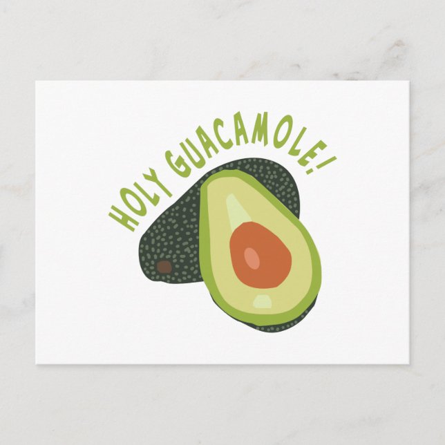 Cartão Postal Santa Guacamole (Frente)