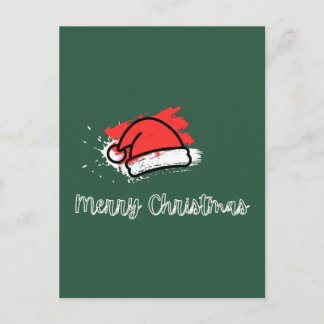 Cartão Postal Santa Hat