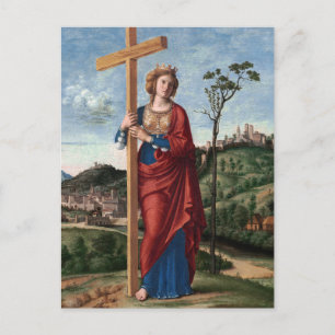 Cartão Postal Santa Helena com a Vera Cruz Arte Sacra