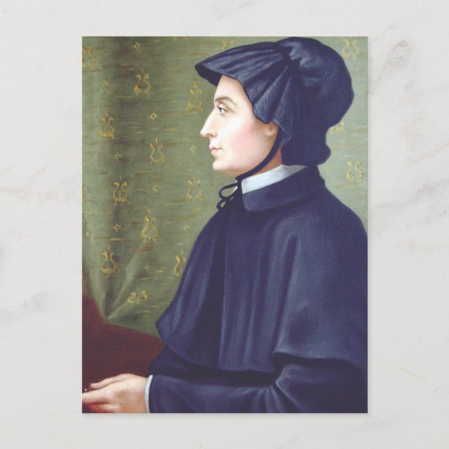 Cartão Postal Santa Isabel Ana Seton (Frente)