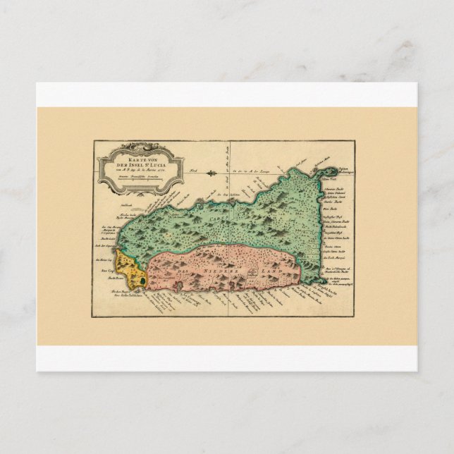 Cartão Postal Santa Lúcia 1758 (Frente)