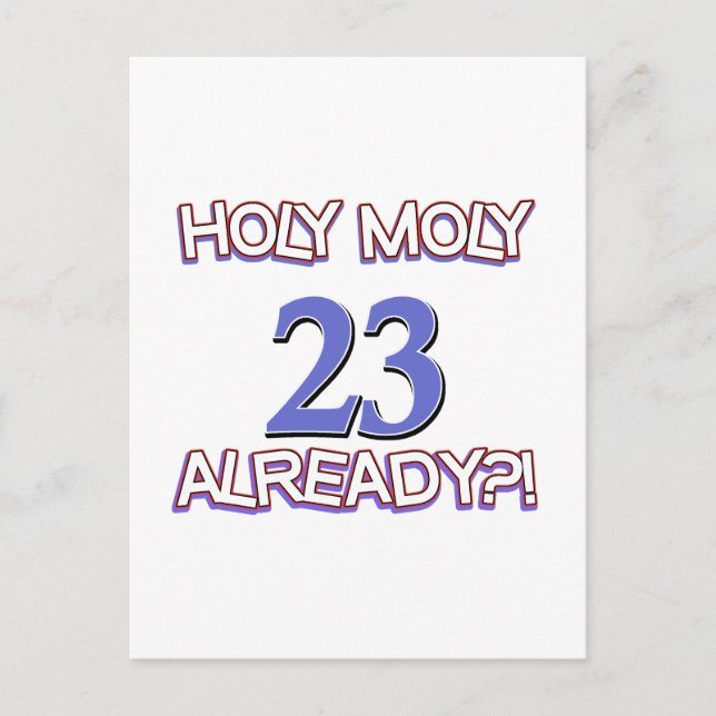 Cartão Postal Santa Moly 23 já é Design (Frente)